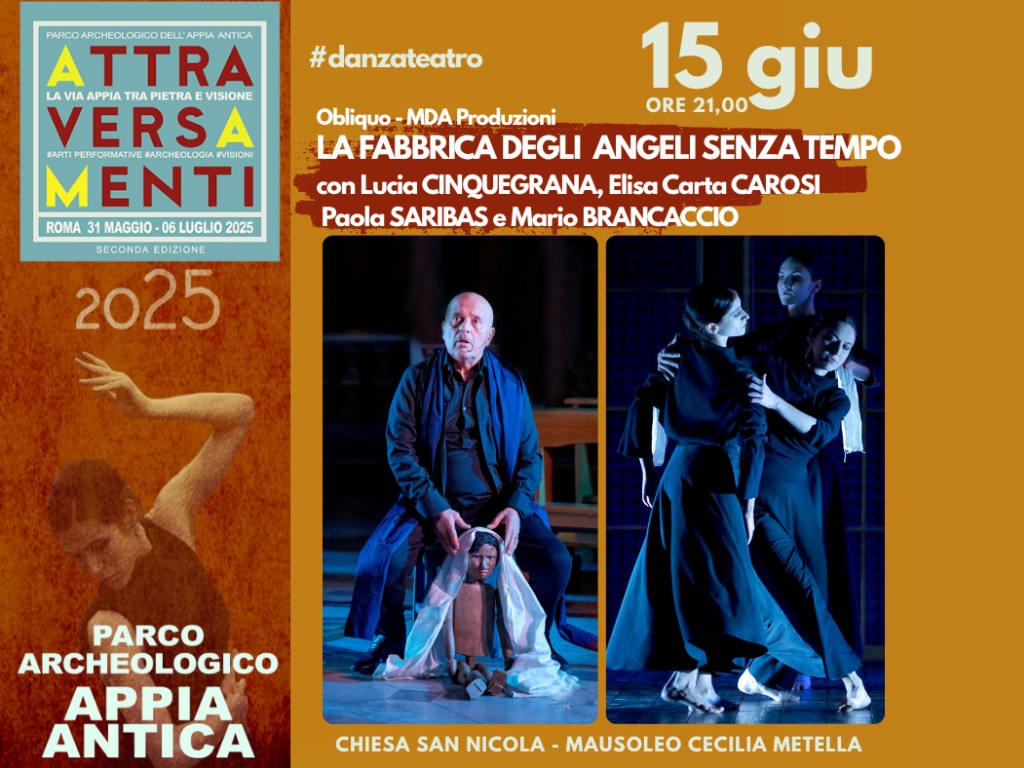 LA FABBRICA DEGLI ANGELI SENZA TEMPO al Parco Archeologico dell'Appia Antica